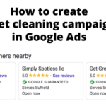 how to create carpet cleaning ads in google ads